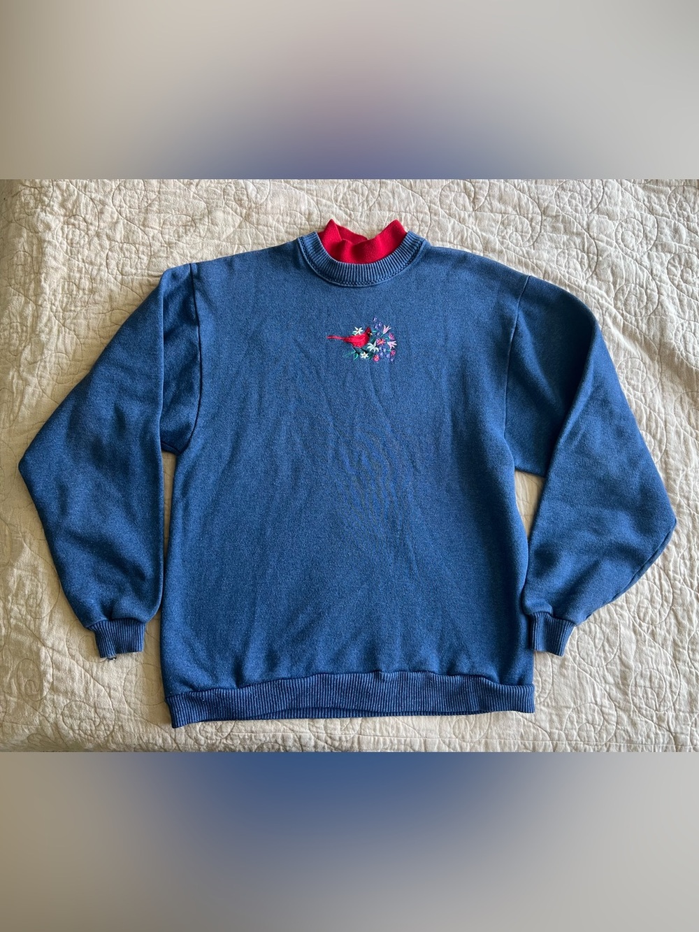 Cardinal Granny Sweater
